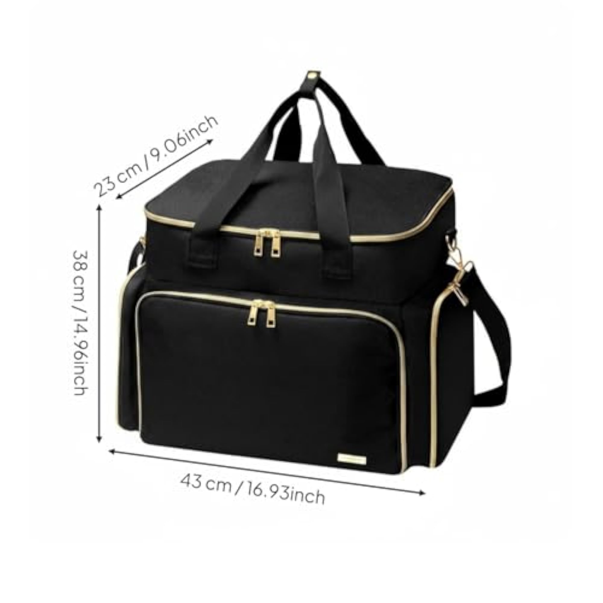 Double Layer Nail Polish Organizer Bag for Salon Workers